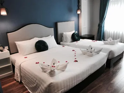 Family Suite met uitzicht op de stad — Hanoi La Castela Hotel